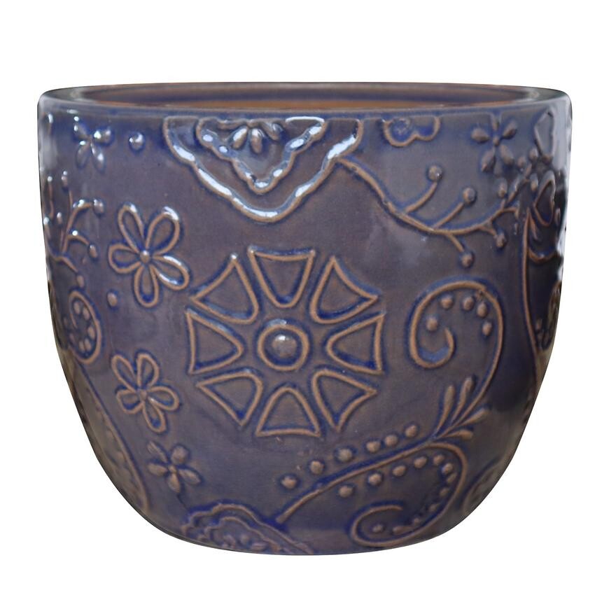 Kvetináč IP19-023 29x29x23 tmavohnedý