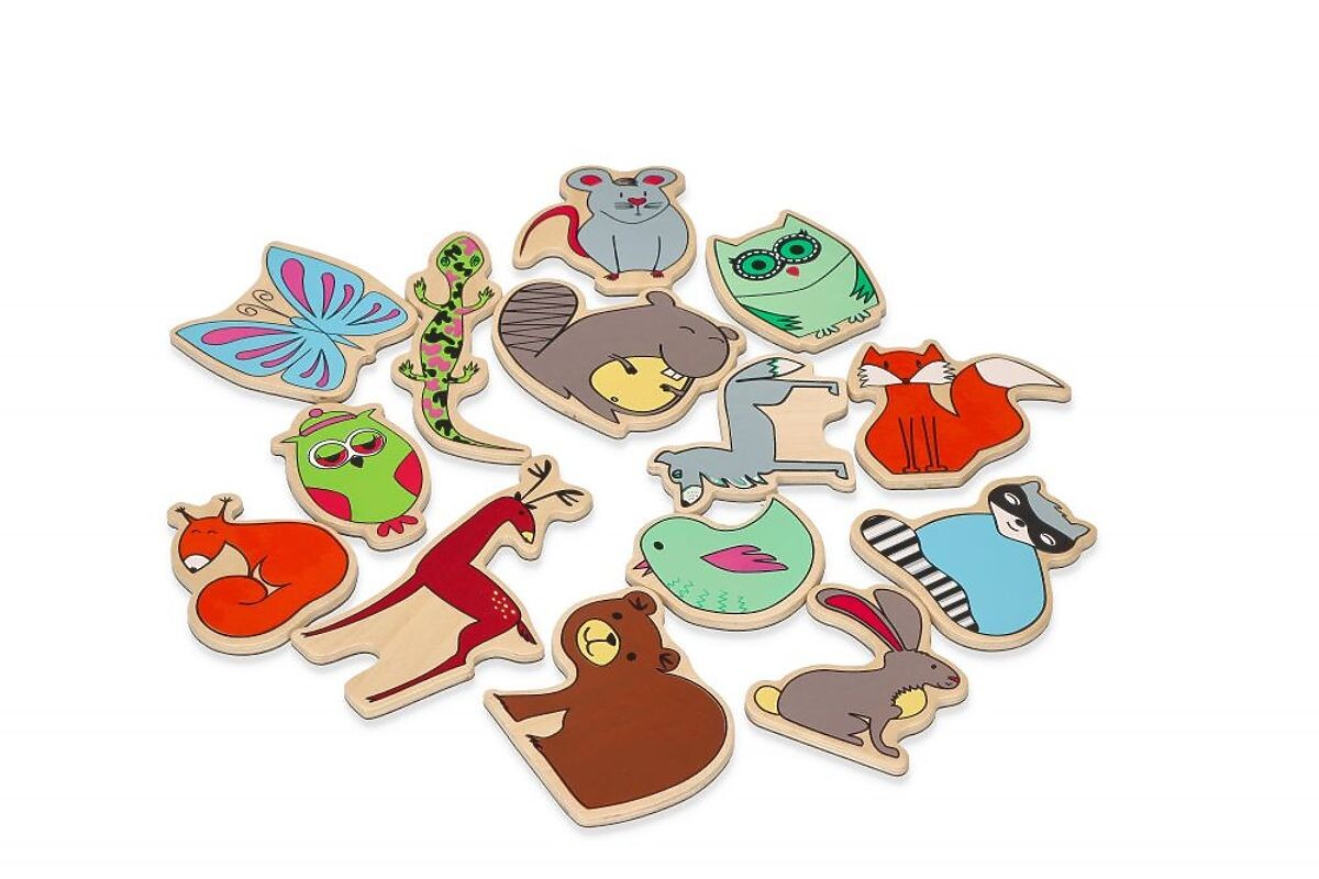 Lesné zvieratá magnety