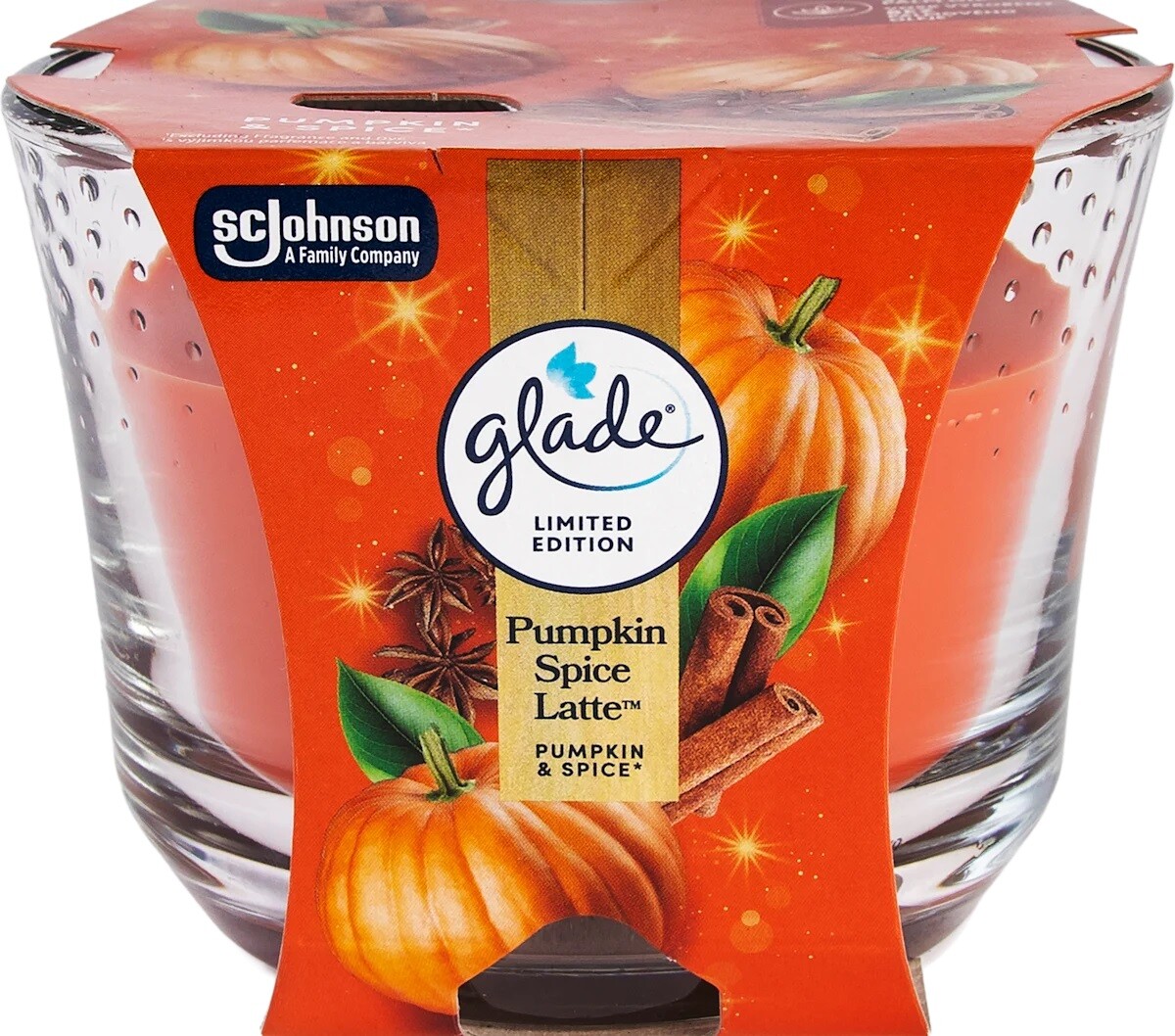 Glade Vonná sviečka  v skle Pumpkin Spice latte  112 g