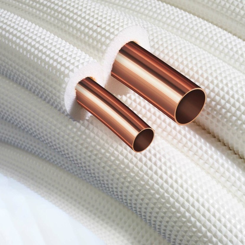 HALCOR Duálne izolované Cu potrubia 3/8 + 5/8, steny 0,8 - 1,0 mm