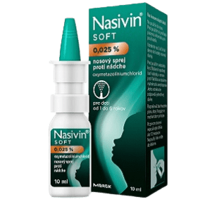 NASIVIN SOFT 0,025 % nosový sprej pre deti 10 ml