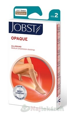 JOBST OPAQUE kompresívne lýtkové pančuchy so zatvorenou špičkou veľ. 4, 1 pár
