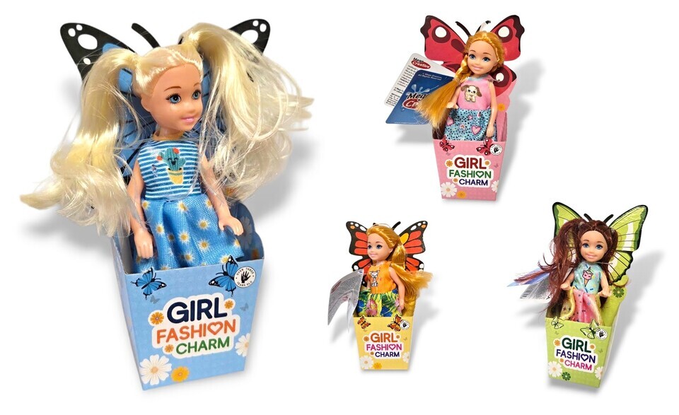 Bábika Fashion 15cm, 4druhy - náhodná