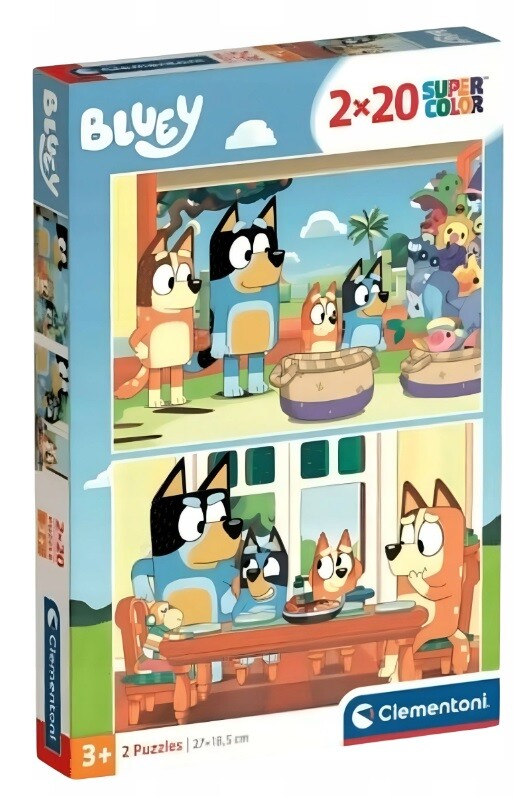 Clementoni puzzle 2x20 Bluey