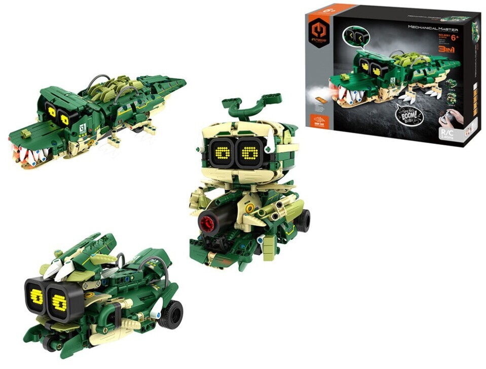 Stavebnica iM.Master Robot krokodíl 3v1 RC 513 dielikov