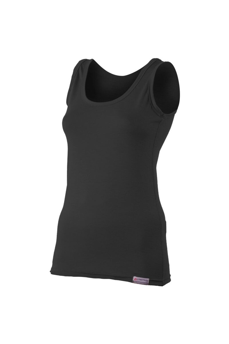 Lasting BARA 9090 čierne vlnené merino tielko Veľkosť: XL 8595067895758