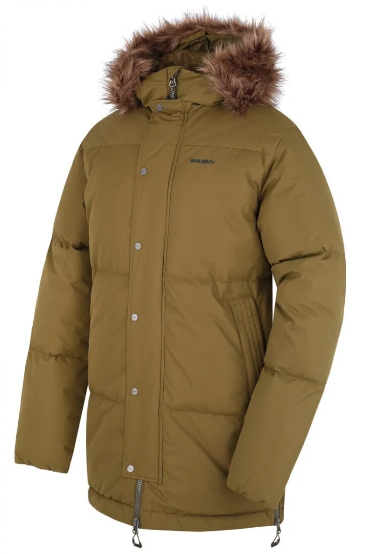 Husky páperový kabát Downbag M dark khaki, svetlo hnedá Veľkosť: XL 8592287018387