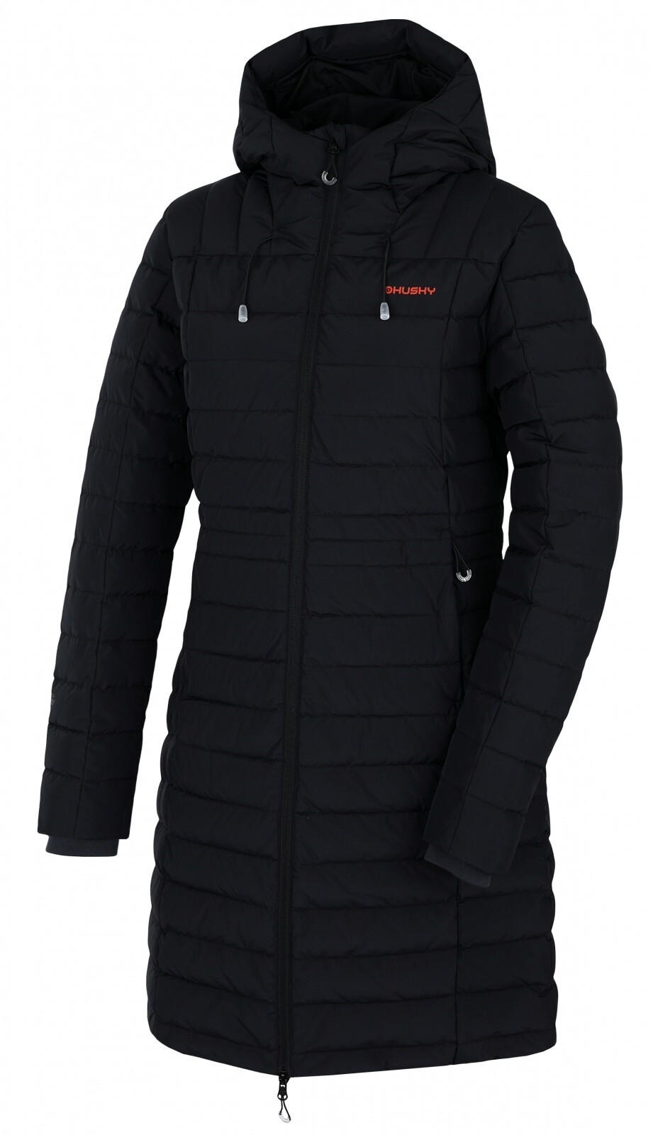 Husky Dámsky páperový kabát Daili L black Veľkosť: L