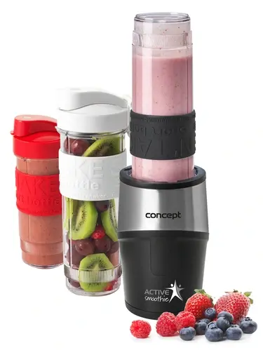 CONCEPT Smoothie maker - Active Smoothie 500 W čierny 2 x 570 ml + 400 ml SM3385