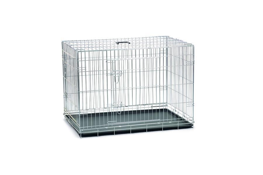 Drátěná klec dva vchody 109x70x76cm