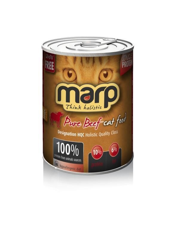 Marp Beef konzerva pro kočky s hovězím 400g