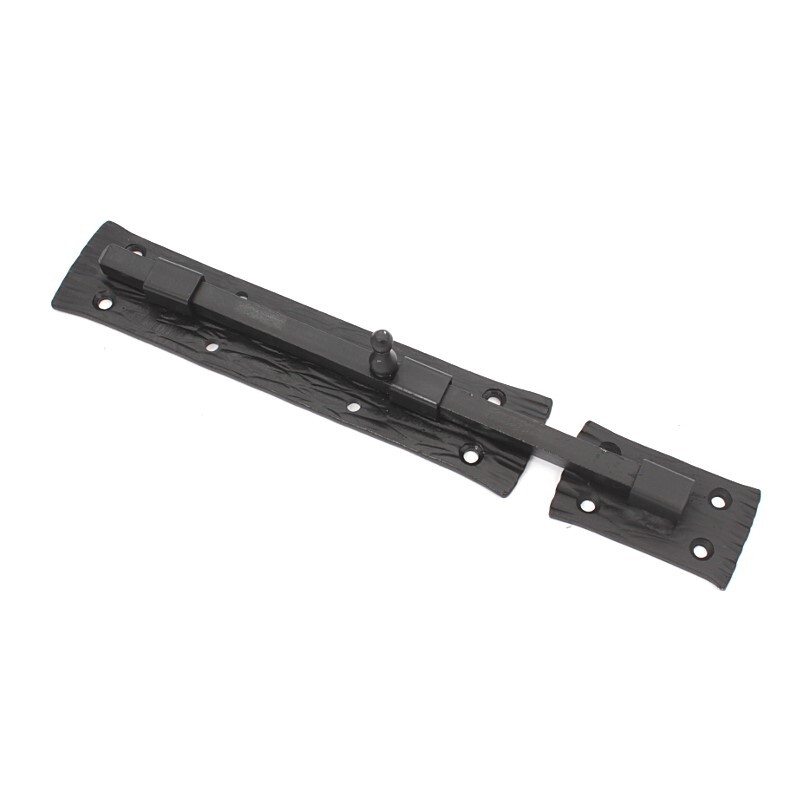 Zástrč na bránu/dvere ozdobná JNS 250/300 - čierna