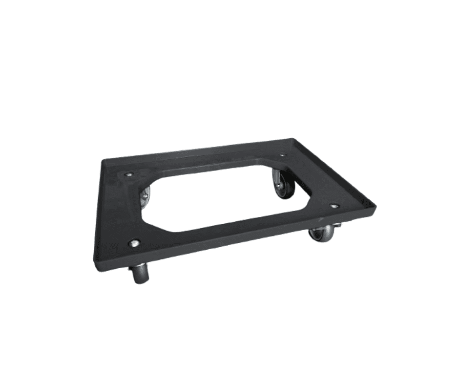 Plastový vozík na prepravky nosnosť 250 kg Farebné prevednie: Čierna