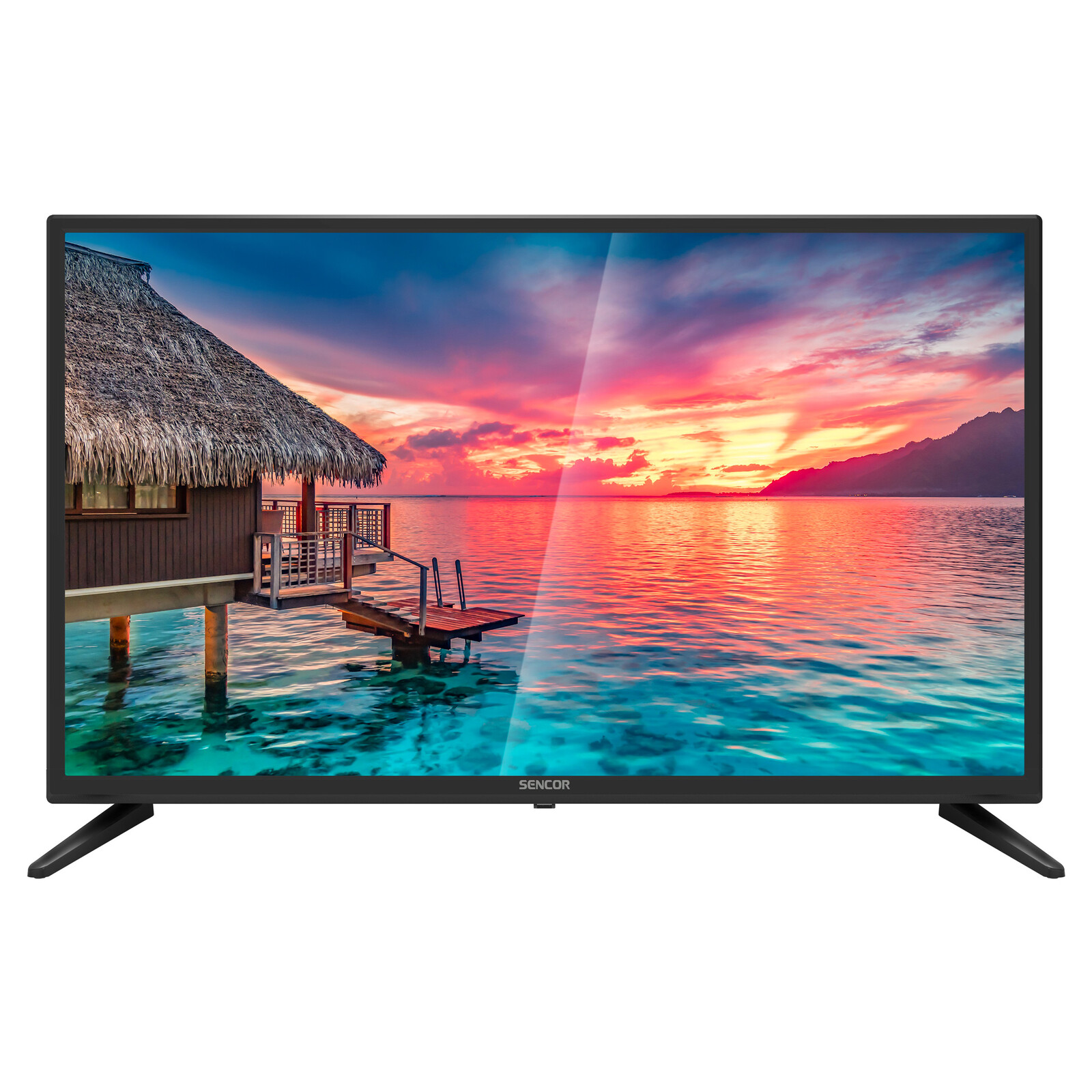Sencor SLE 3232TCS 32'' HD Televízia Uhlopriečka displeja 80 cm (32″), rozlíšenie HD Ready, HD DVB-T/T2/C/S/S2 tunery Prehrávanie a záznam na