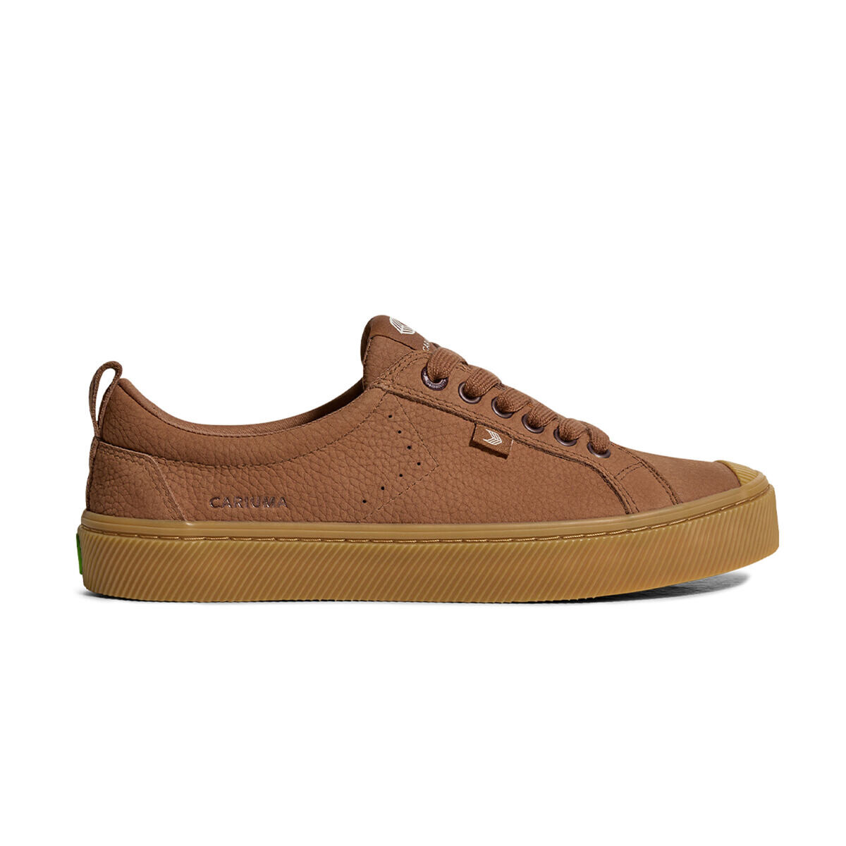 Pánské volnočasové boty Cariuma OCA Low Gum Sienna Brown Premium Leather Sneaker