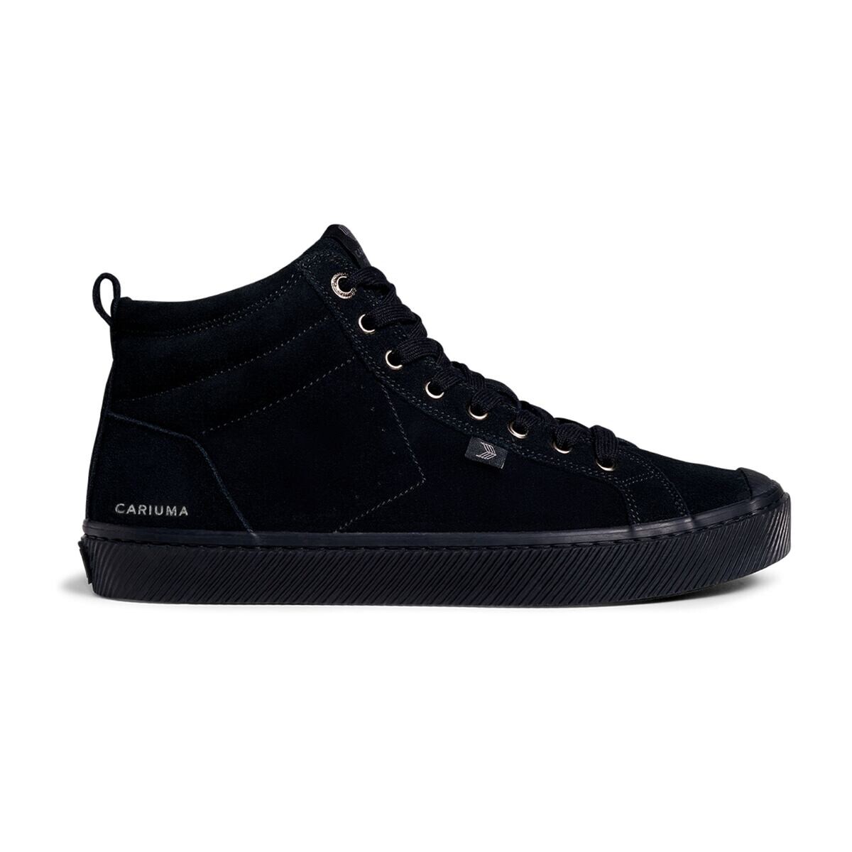 Dámské volnočasové boty Cariuma OCA High All Black Suede Sneaker