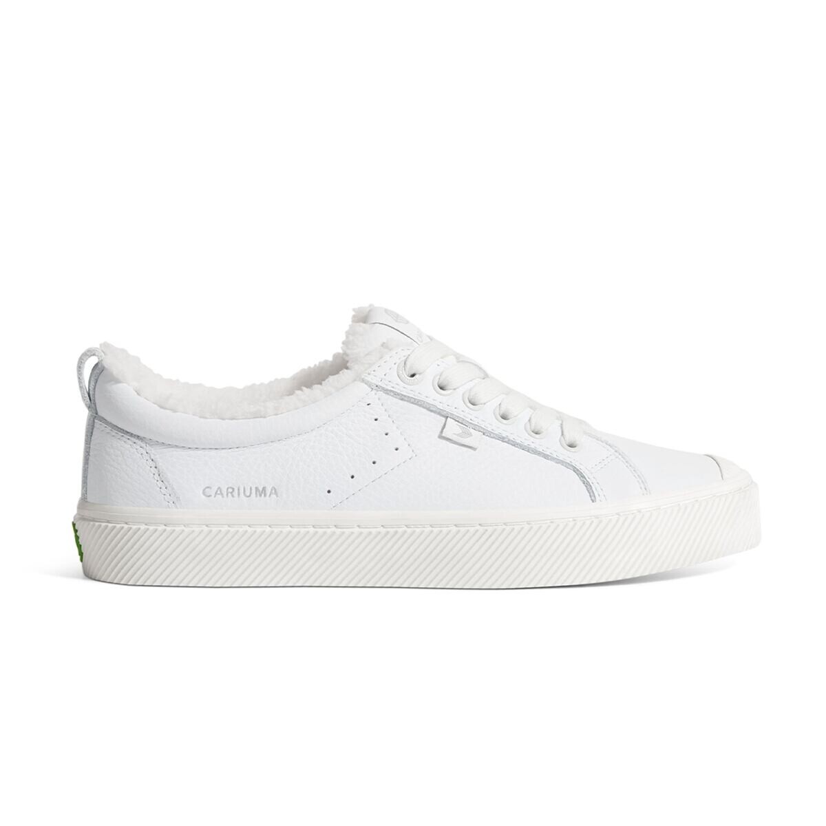 Pánské volnočasové boty Cariuma OCA Therma Low White Premium Leather Sneaker