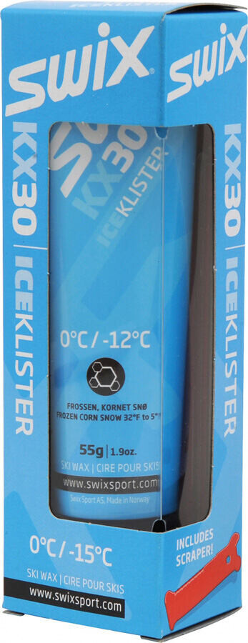 Klister Swix KX30 Blue Ice Klister -12°C to 0°C, 55g vosk 55 g