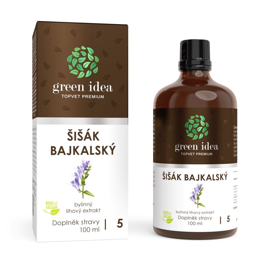 Green idea Šišak bajkalský tinktúra kvapky 100 ml
