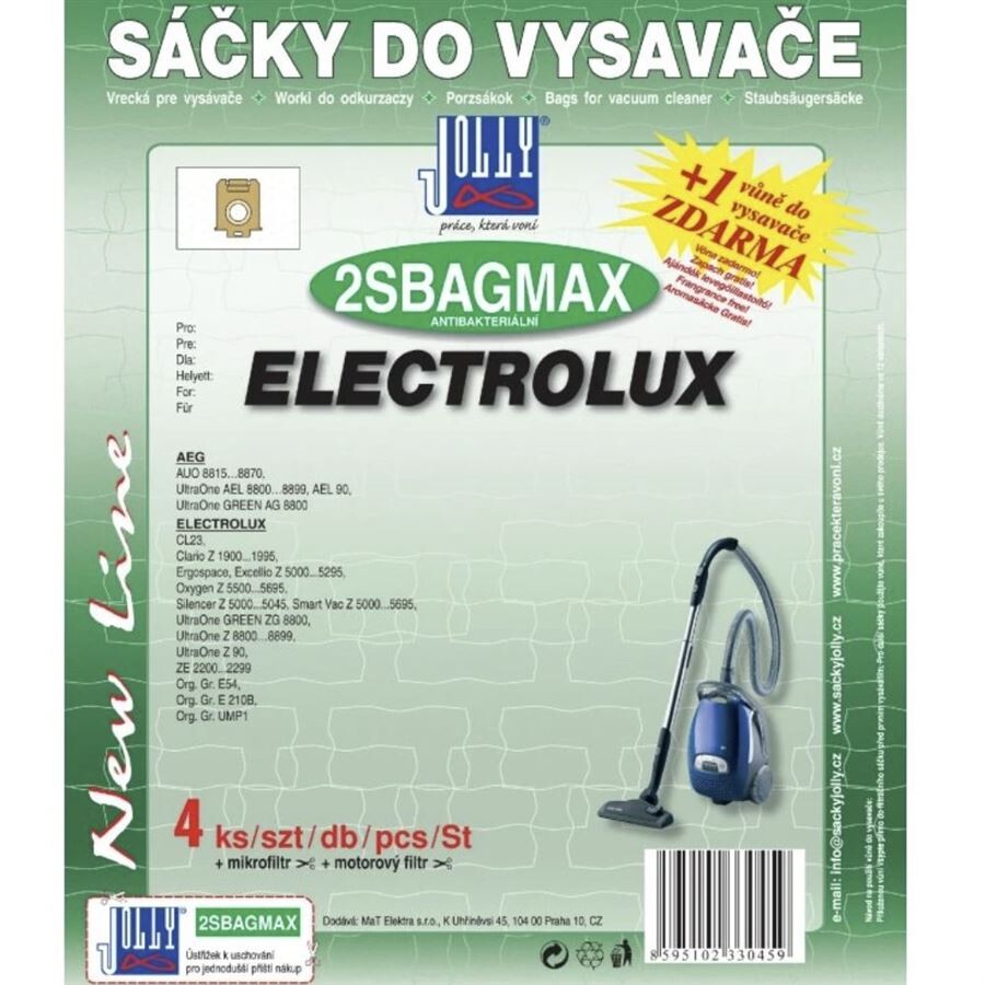 Jolly textilné vrecká do vysávača 2SBAG MAX 4 ks