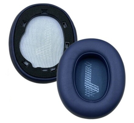 Náhradné náušníky pre slúchadlá JBL Live 650BTNC - Modré, kožené