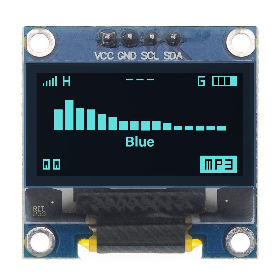 IIC I2C OLED displej 0,96