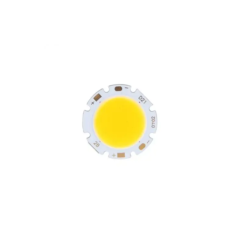 COB LED Dióda 7W, Teplá biela
