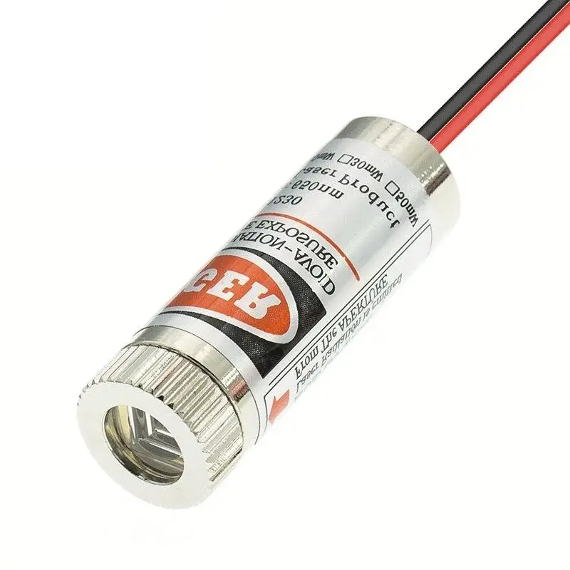 Laserový modul modrý, 10mW, 405nm, kríž