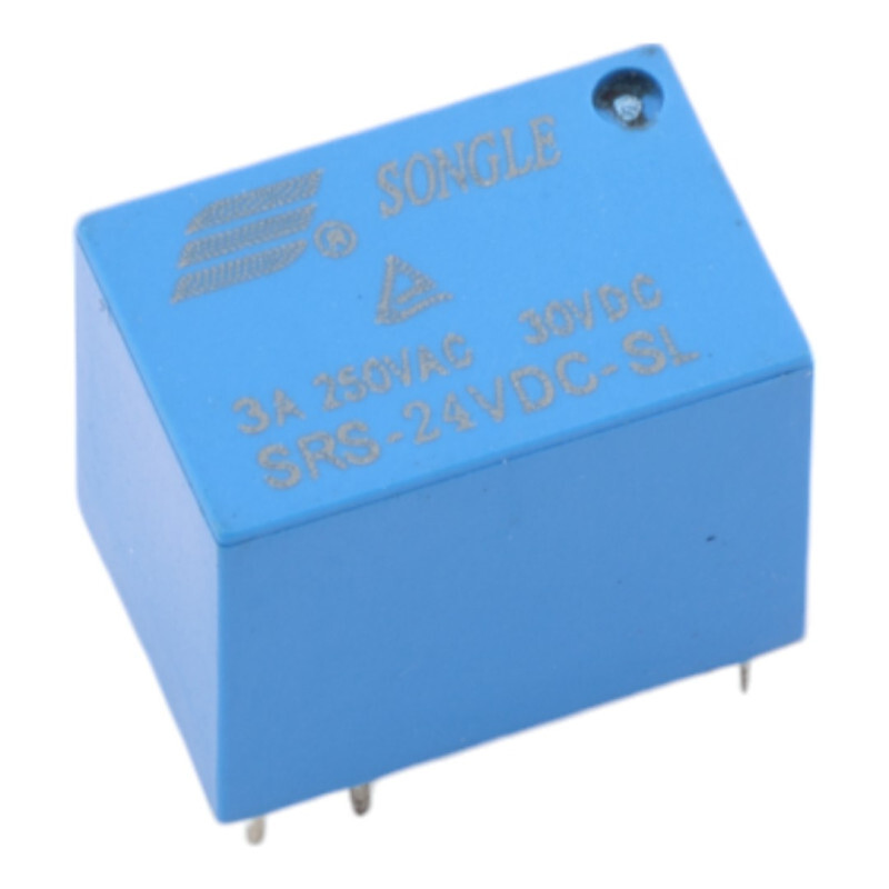 Relé SRS-24VDC-SL, 24V DC/250V AC, 30V DC 3A