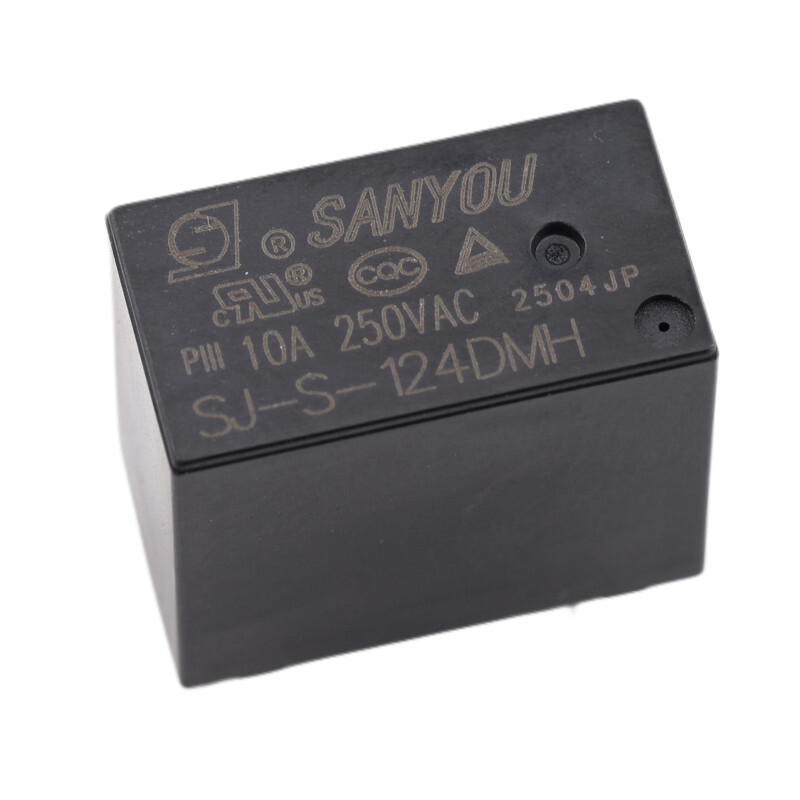 Relé SJ-S-124DMH, 24V DC/250V AC 10A
