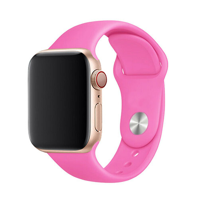 Marvelli - Jednofarebný remienok na Apple Watch - Barbie Veľkosť: 38/40/41/42mm, Obvod: S-M (menší až stredný obvod zápästia), Farba: Barbie