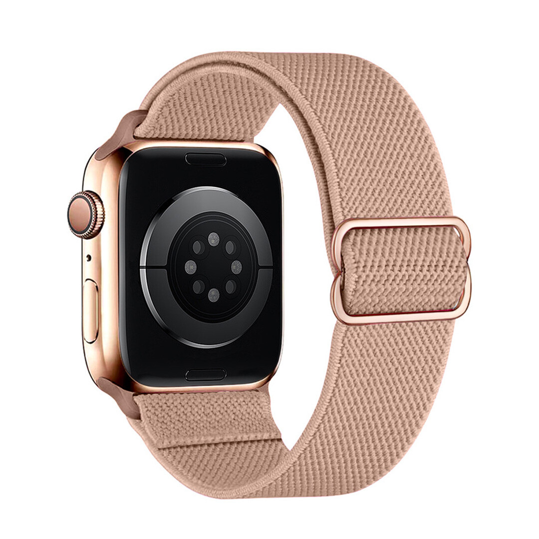 Marvelli - Nastavitelný nylonový remienok na Apple Watch - Pink Sand Veľkosť: 42/44/45/46/49mm, Farba: Pink Sand