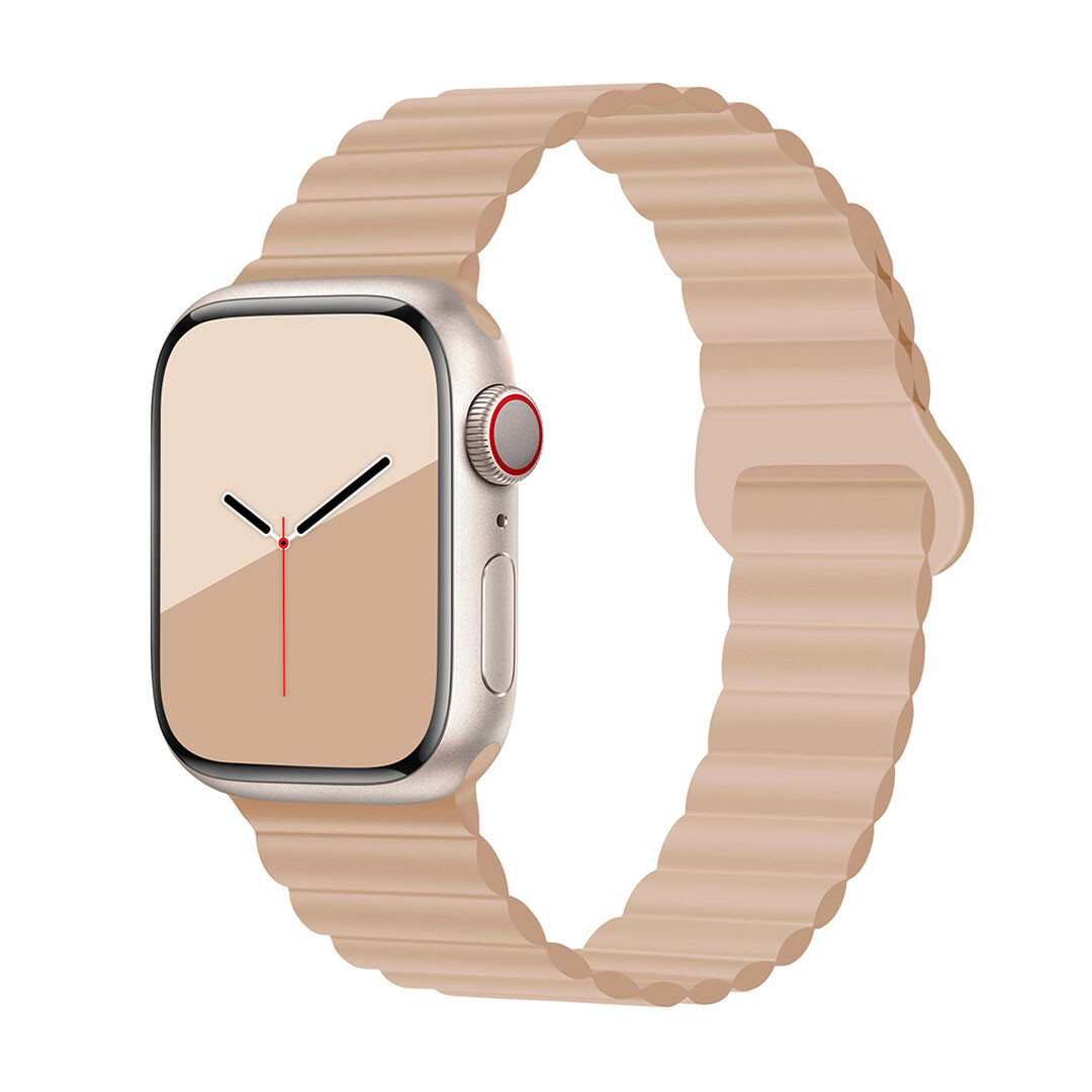 Štýlový remienok s magnetom na Apple Watch - Pink Sand Veľkosť: 42/44/45/46/49mm, Farba: Pink Sand