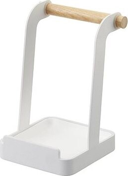 YAMAZAKI Stojanček na pokrievku a varešku Tosca 2423, biely