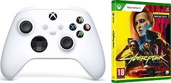 Xbox Wireless Controller Robot White + Cyberpunk 2077 UE XSX