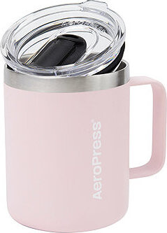 AeroPress Travel coffee mug ružový