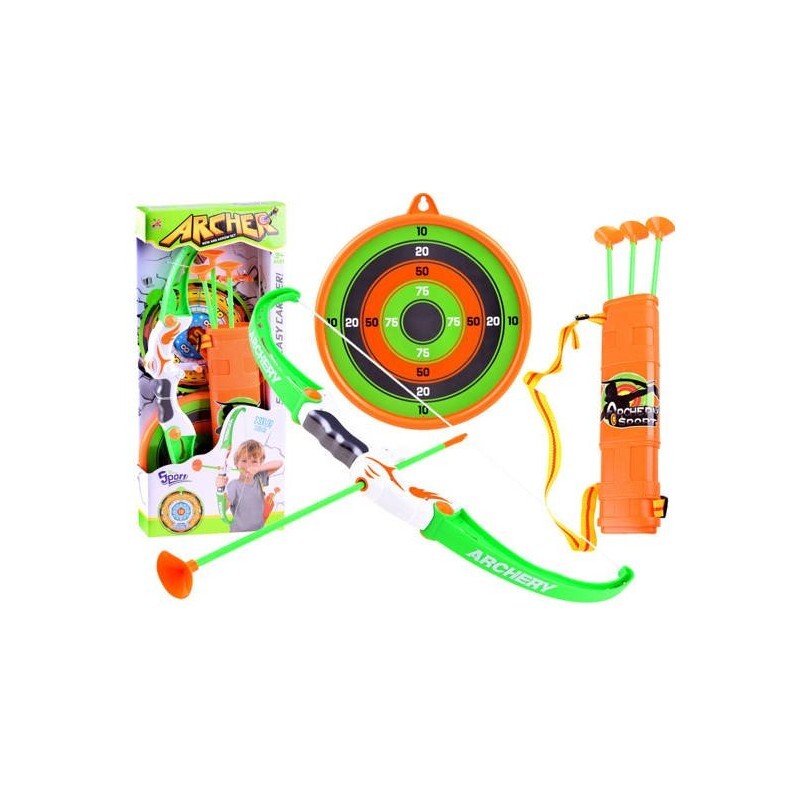 SP0643 DR Detský luk s terčom a puzdrom - ARCHER