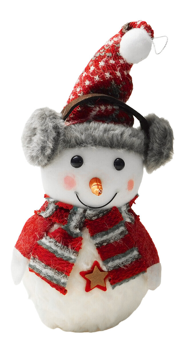 MAKRO - Snehuliak vianočný dekoračný 35cm
