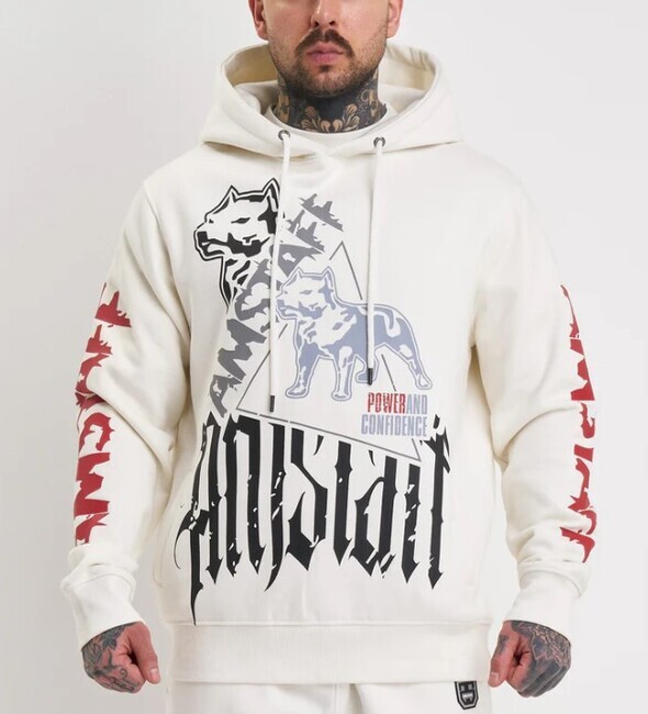 Amstaff Cyrak Hoodie White - L