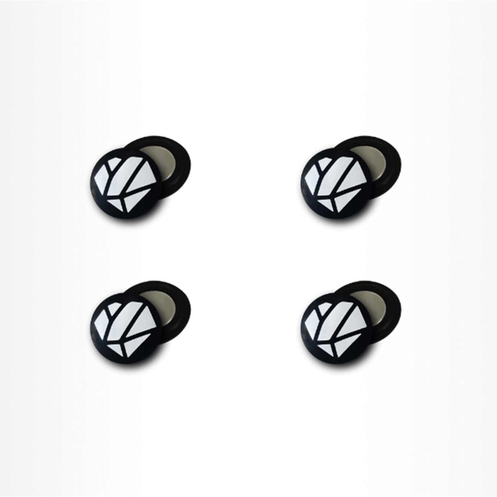 SHAPEHEART magnetky na štartovacie číslo pre bežcov 4 ks