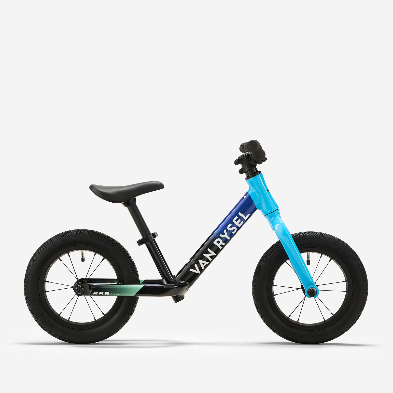 Detské odrážadlo RUNRIDE Racing 12″ čierno-modré