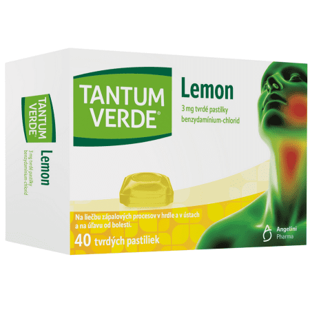 TANTUM VERDE Lemon 40 tabliet