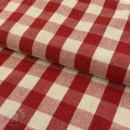 Dekoračná látka Celestin LUREX rouge