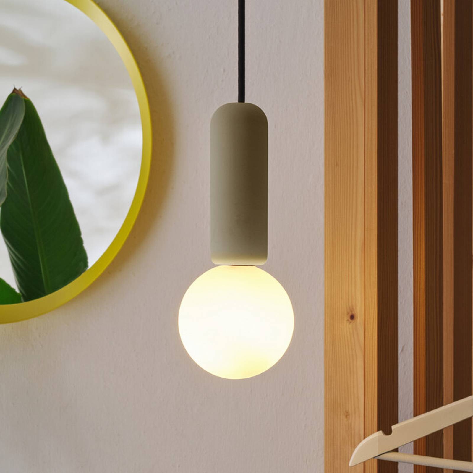 OSRAM závesné svietidlo Decor Concrete Mic, béžové, betón, G9