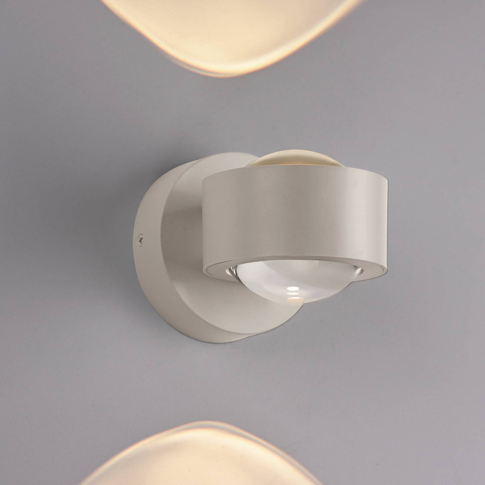 Schöner Wohnen LED nástenné svetlo Chia, piesková bríza 3 000 K hore/dole