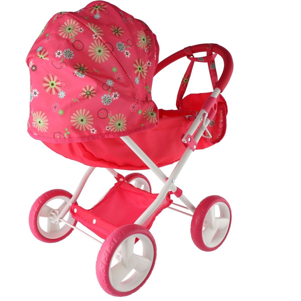 Teddies Kočík pre bábiky hlboký látkový