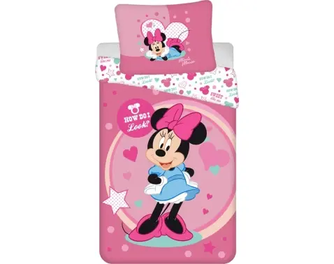 Detské obliečky Minnie Sweet like me, ružové%