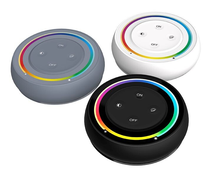 LED Solution Mi-Light RF Diaľkový ovládač pre RGB+CCT LED pásiky Vyberte farbu: Čierna S2-B