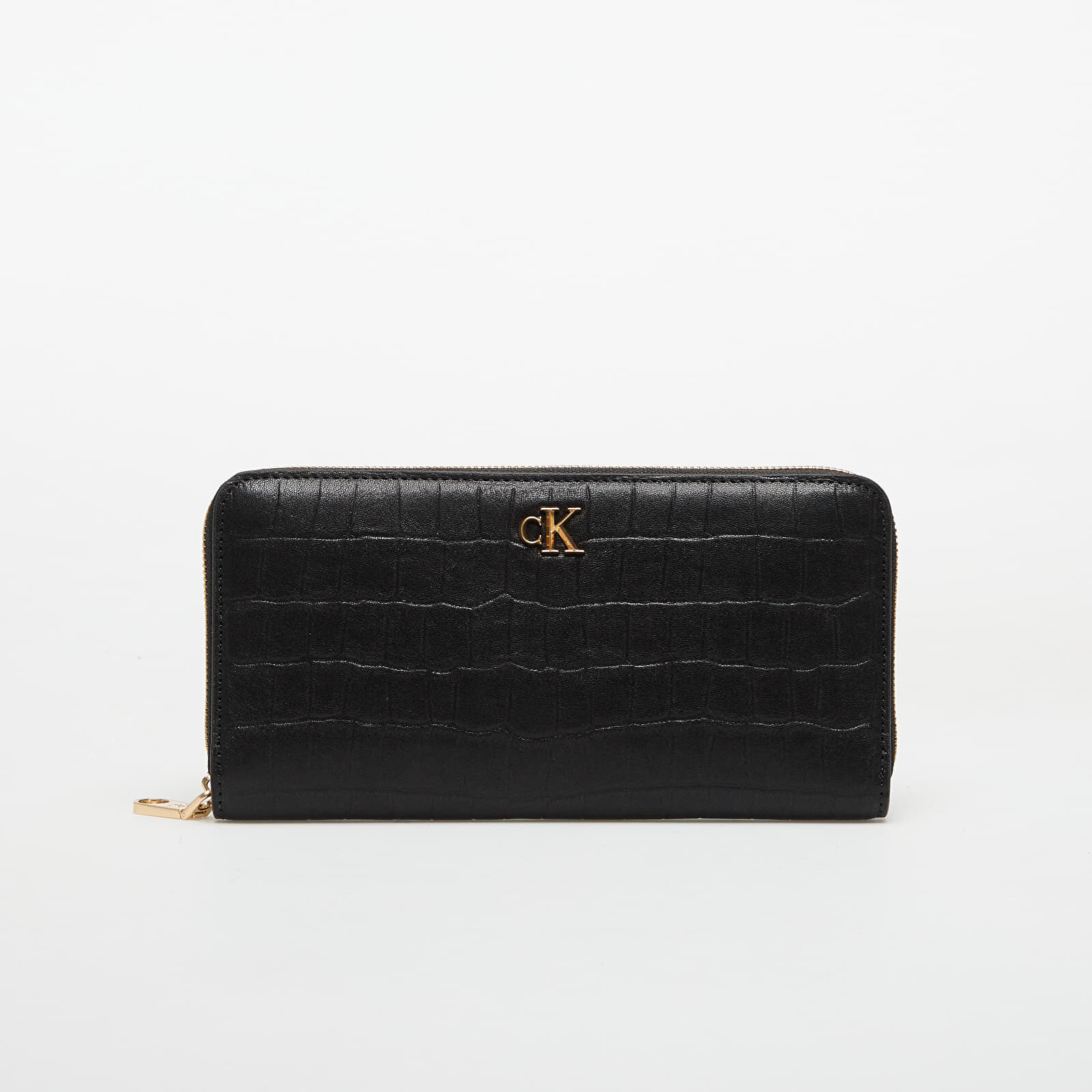 Peňaženka Calvin Klein Croc Long Zip Aro Wallet Black Universal