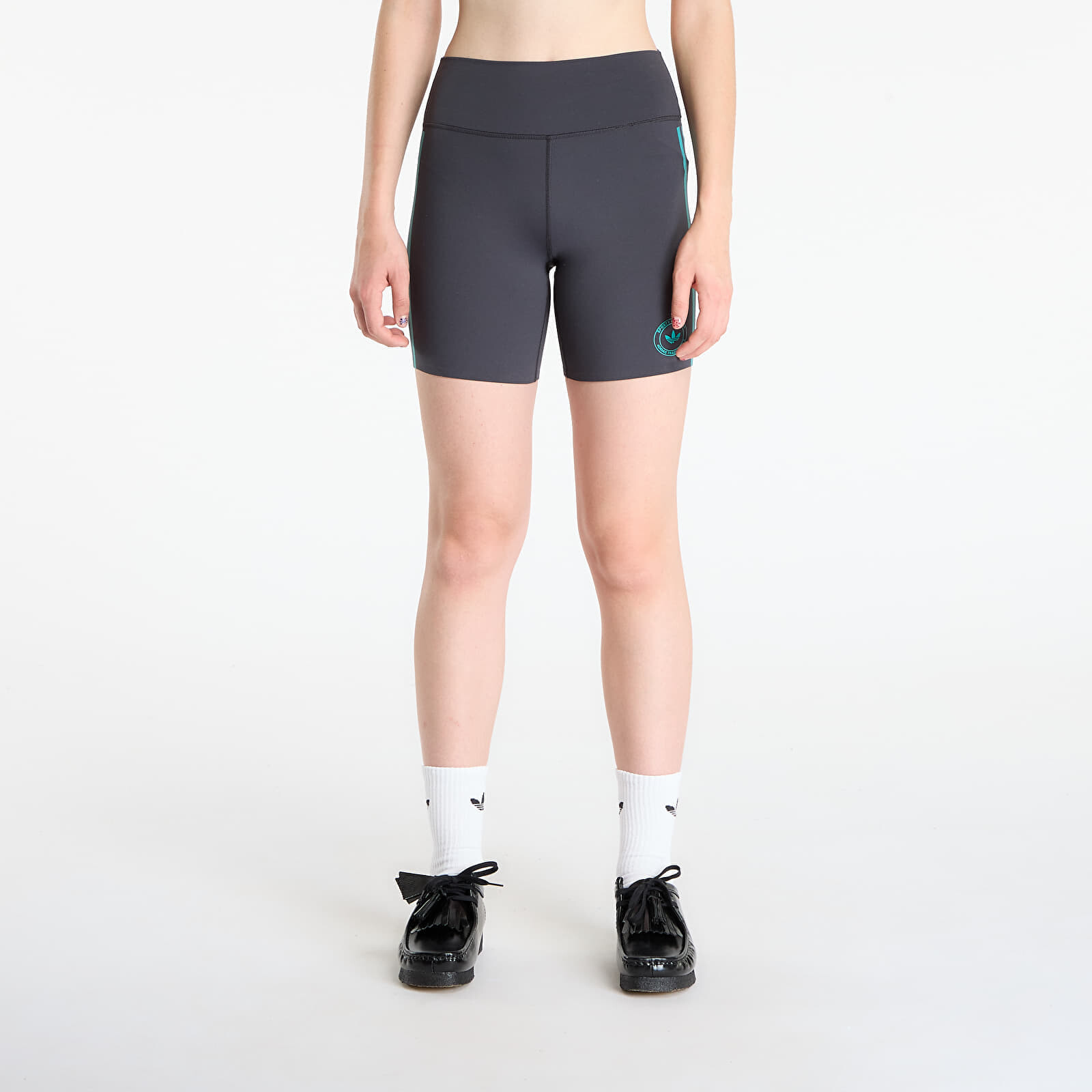 Legíny adidas Sporty & Rich Short Legging Carbon L